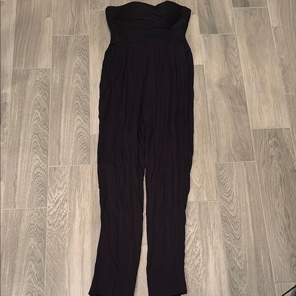 YFB Clothing Women’s Black Strapless Jumpsuit Size S